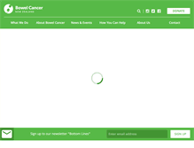 Tablet Screenshot of beatbowelcancer.org.nz